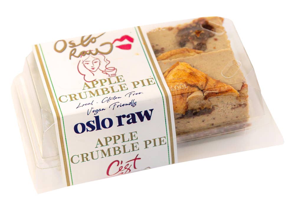 Oslo Raw Apple Crumble Pie 2stk