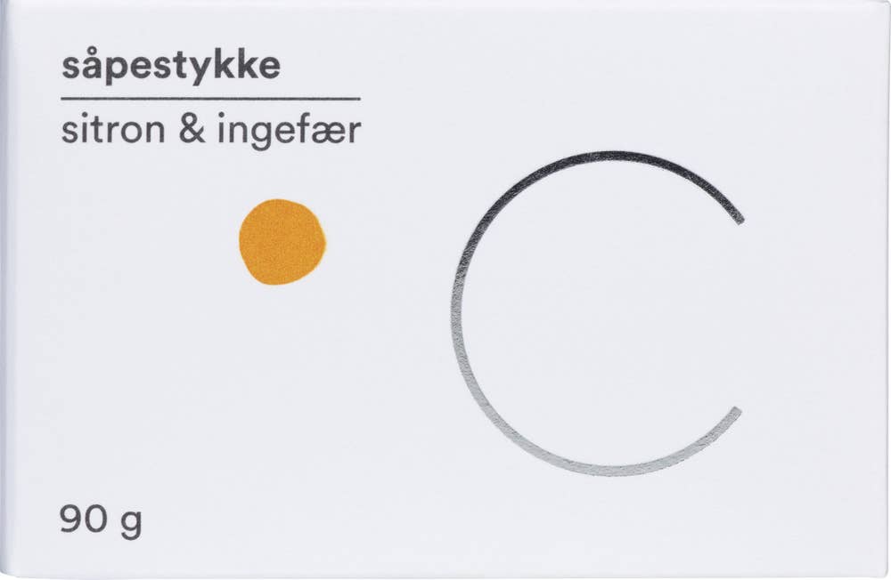 C soaps Såpestykke sitron og ingefær