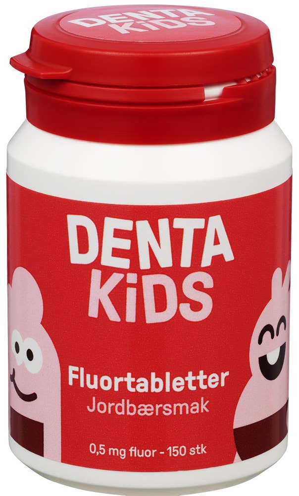 DENTAKIDS Fluortablett mix Assorterte smaker