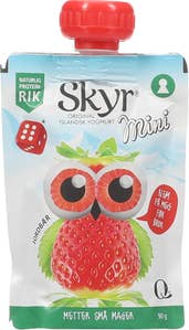 Q Skyr mini jordbær Porsjonspose