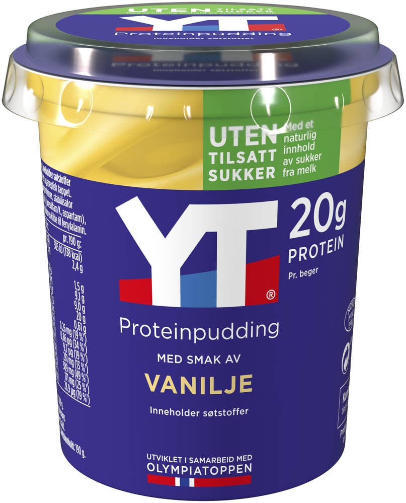 TINE YT proteinpudding med smak av vanilje