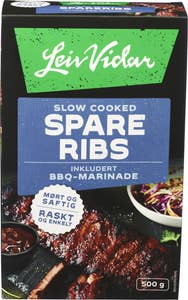 Leiv Vidar Spareribs Slow cooked, inkl. BBQ-marinade