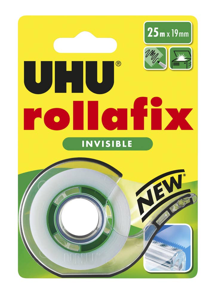 Uhu Tape med dispenser 25m x 19mm