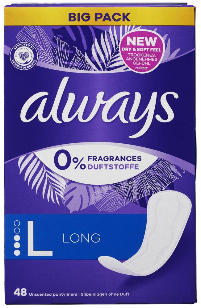 Always Truseinnlegg duftfri Large