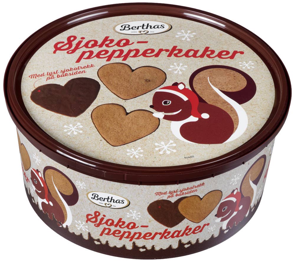 BERTHAS Sjokopepperkaker