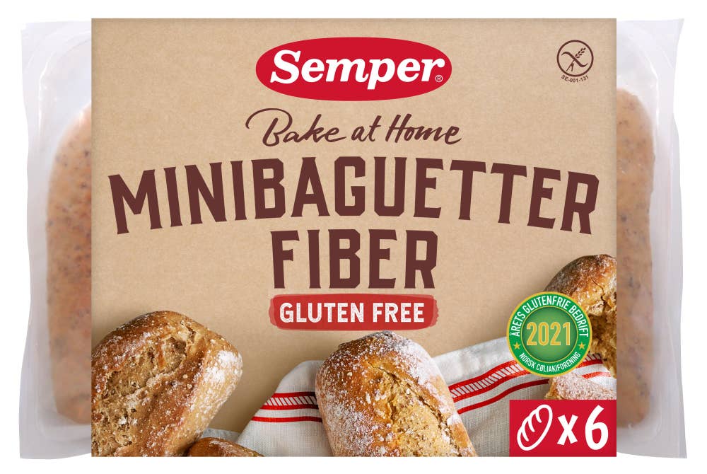 Semper Fiberbaguetter Glutenfri