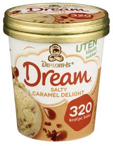 Diplom-is Salty Caramel Delight Uten Tilsatt Sukker