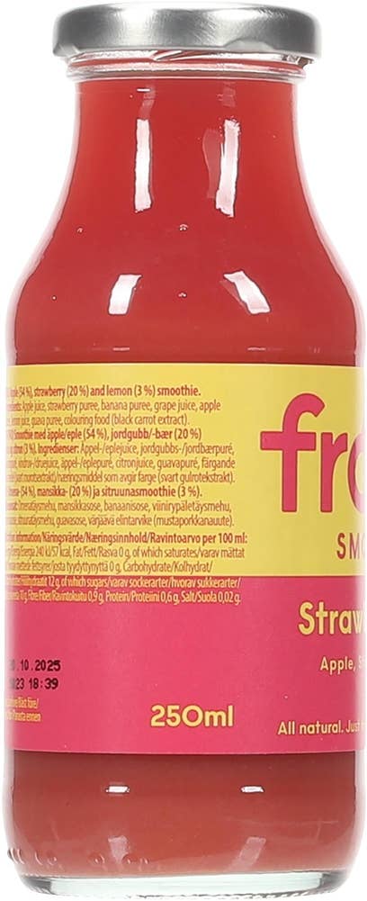 Froosh Smoothie Strawbie Crush Eple, jordbær og sitron