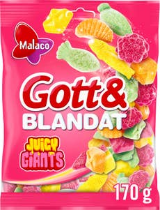 Malaco Godt & Blandet Juicy Giants