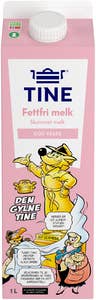 Tine Fettfri Melk Skummet 0,1% fett