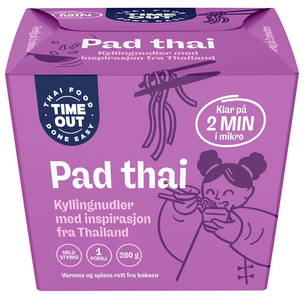 Time Out Pad Thai nudler med kylling