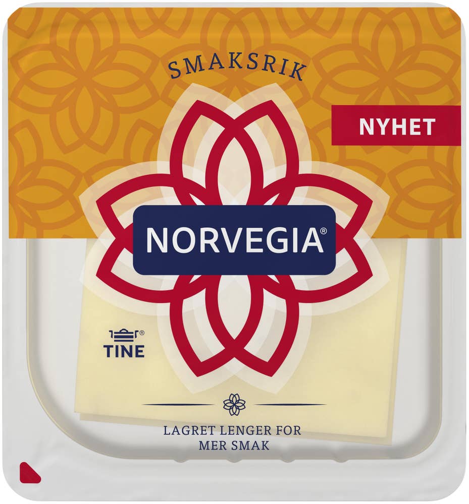 TINE Norvegia smaksrik Skivet