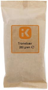 Tranebær Tørket