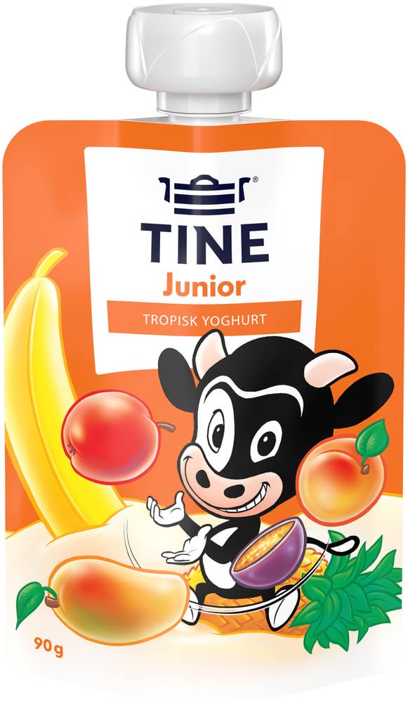 TINE Junior yoghurt Tropisk UTEN