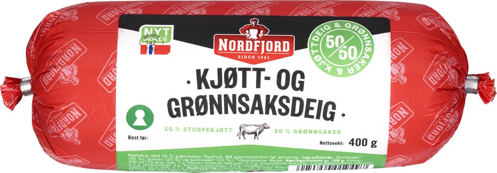 Kjøtt- og grønnsaksdeig