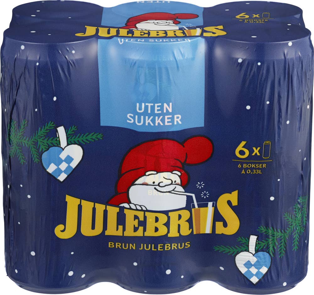 Dahls Lett julebrus 6 x 0,33L