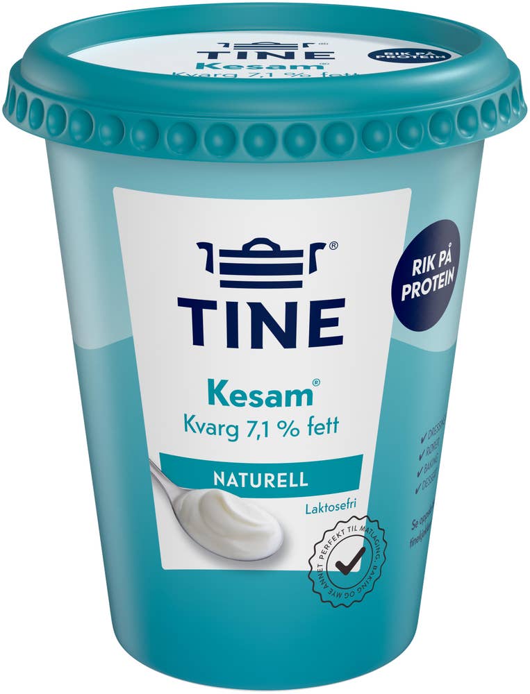 TINE Kesam naturell Laktosefri