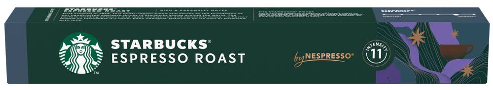 Starbucks Espresso Roast 10 kapsler, intensitet 11