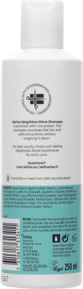 Define Weightless Shine Shampoo