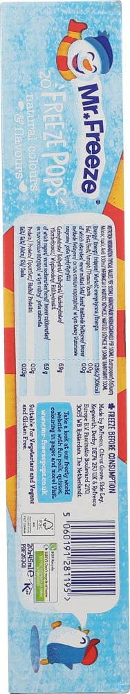 Mr Freeze Freeze Pops