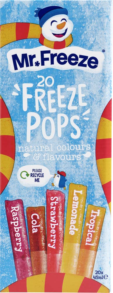 Mr Freeze Freeze Pops