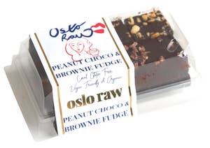 Oslo Raw Peanut Choco & Brownie Fudge Vegansk