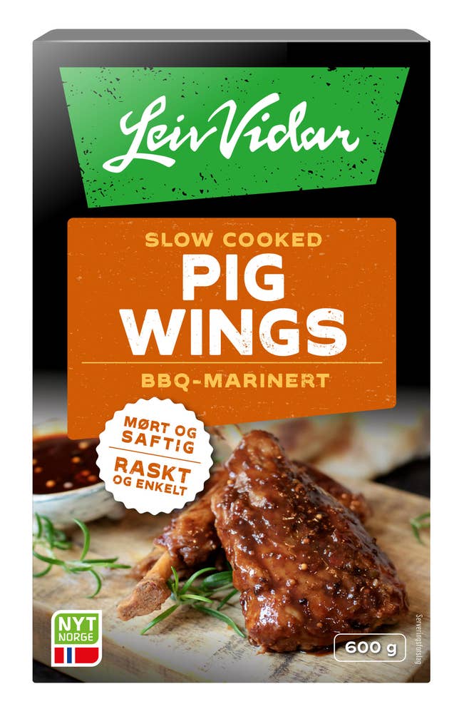 Leiv Vidar Pig Wings BBQ-marinert