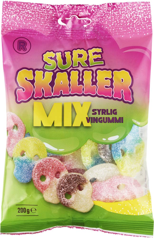 Sure skaller 200 g