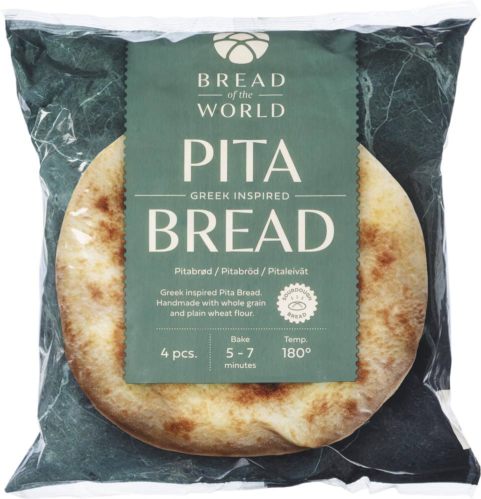 Bread of the World Pitabrød 4 stk