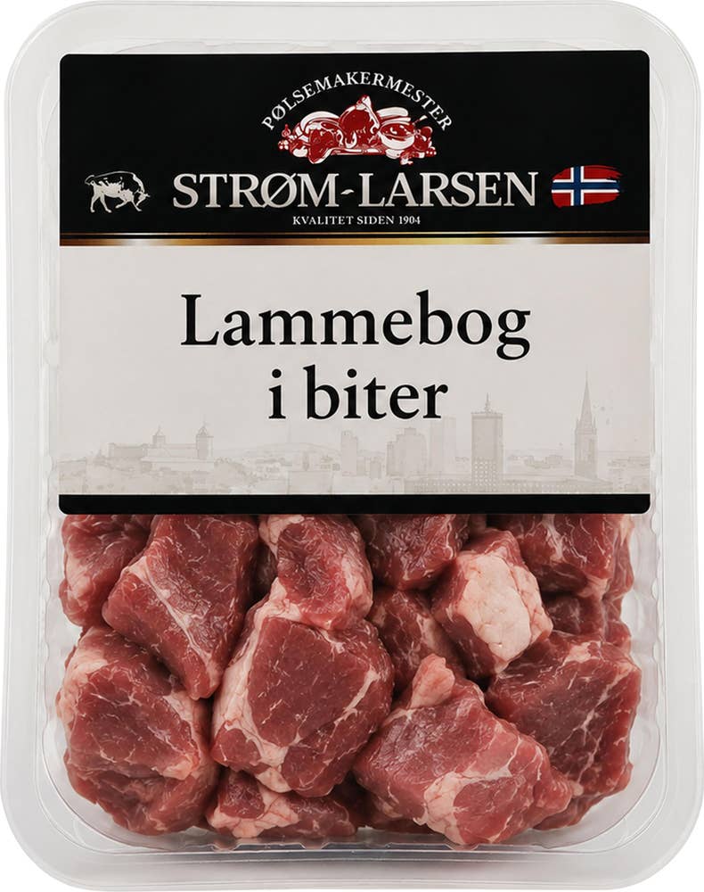 Strøm-Larsen AS Lammebog ternet