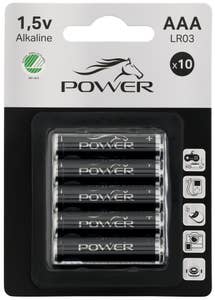 Horsepower Batterier AAA/LR03 Alkaliske