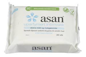 Asan Uparfymerte intimservietter