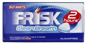 Frisk 2 Hours Clean Breath Peppermint 50 stk