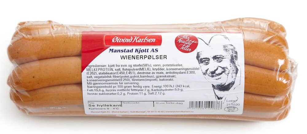 Manstad Wienerpølser 10 Stk