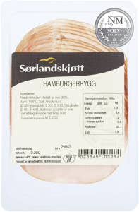 Sørlandskjøtt Hamburgerrygg
