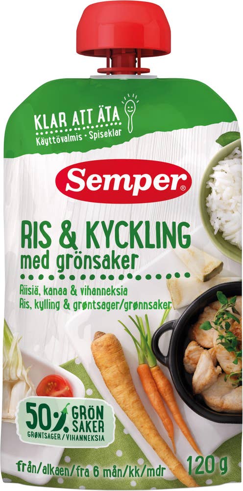 Semper Ris & Kylling spiseklar