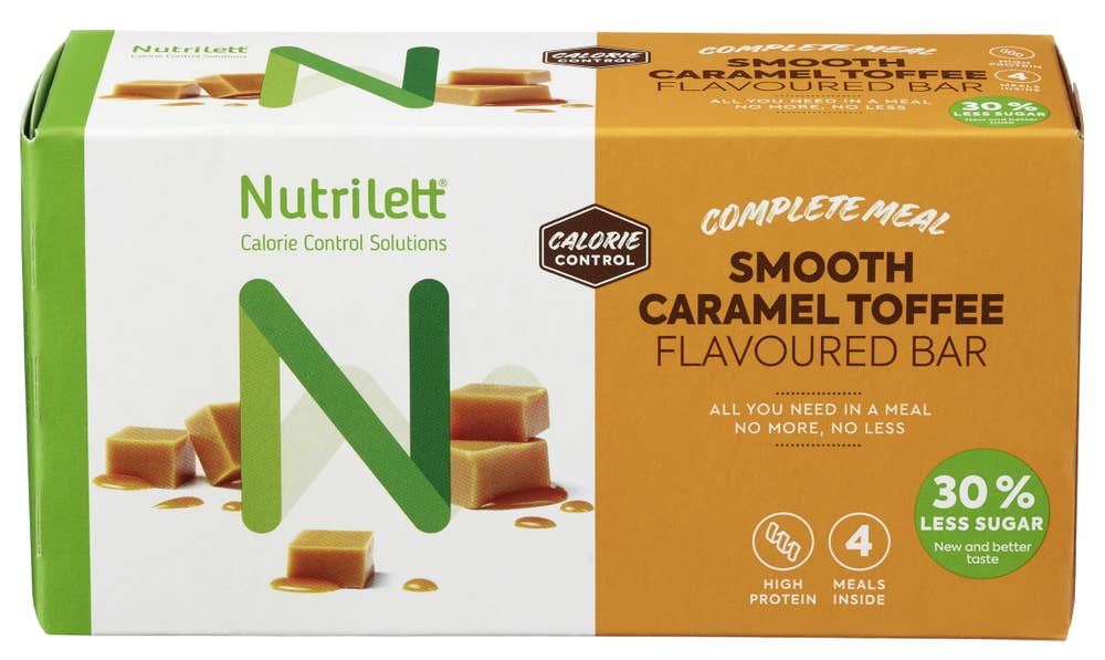 Nutrilett Smooth caramel toffee 4-pk