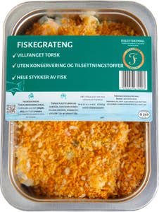 Fredriks Røkeri Fersk fiskegrateng