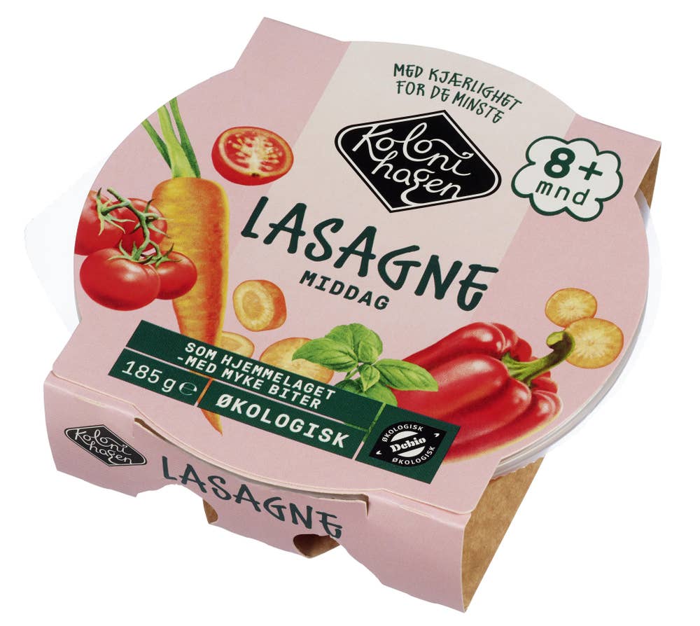 Kolonihagen Lasagne Fra 8 mnd, Økologisk