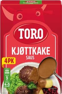 Toro Kjøttkakesaus Økonomipakke, 4 poser