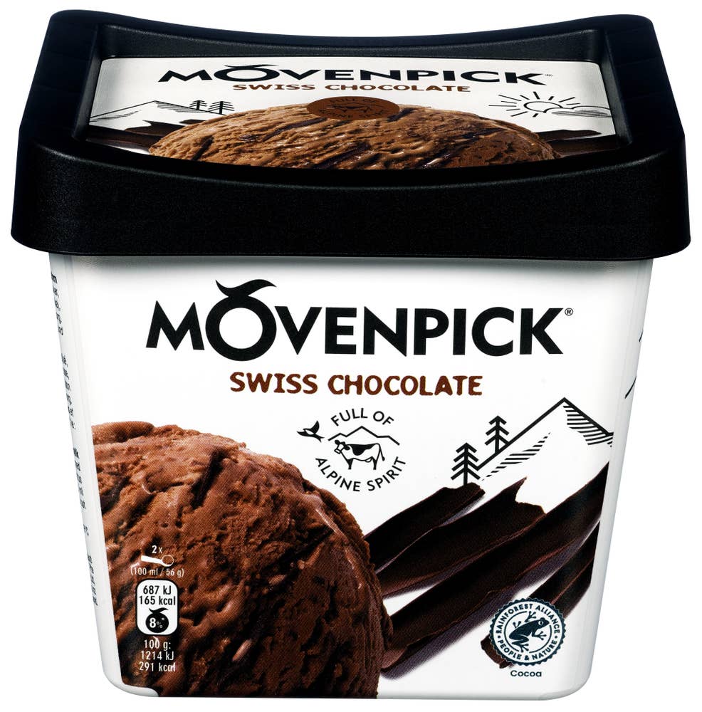 Mövenpick Swiss chocolate