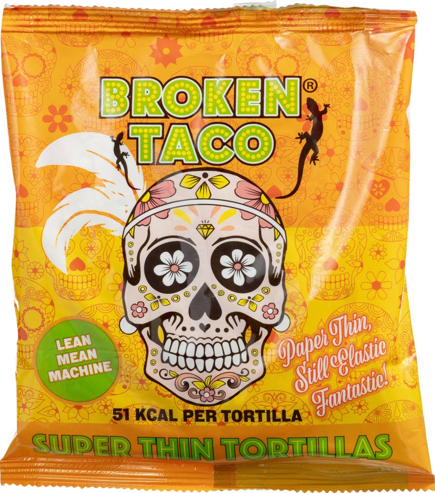 Broken Taco Tortilla Wraps 15 cm, 10 stk