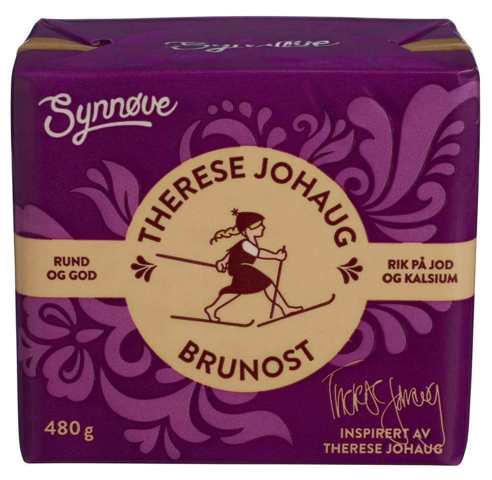 Synnøve Finden Therese Johaug brunost