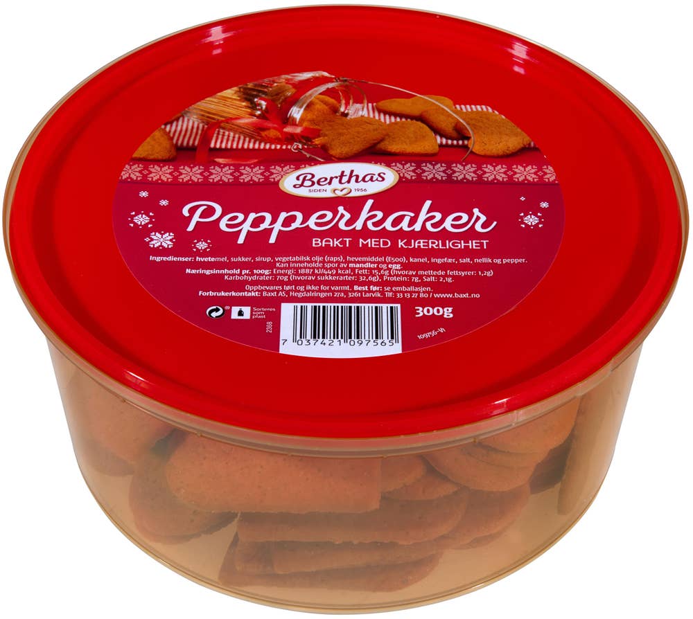 BERTHAS Pepperkaker