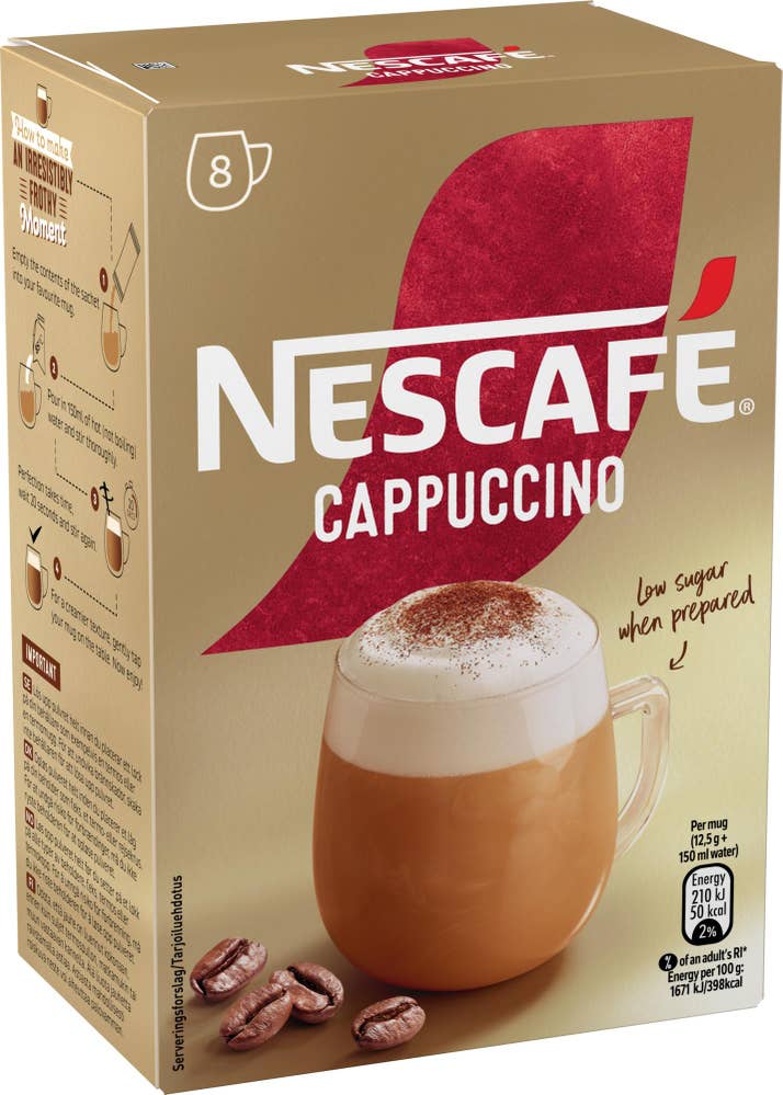 Nescafé Cappuccino 8 poser