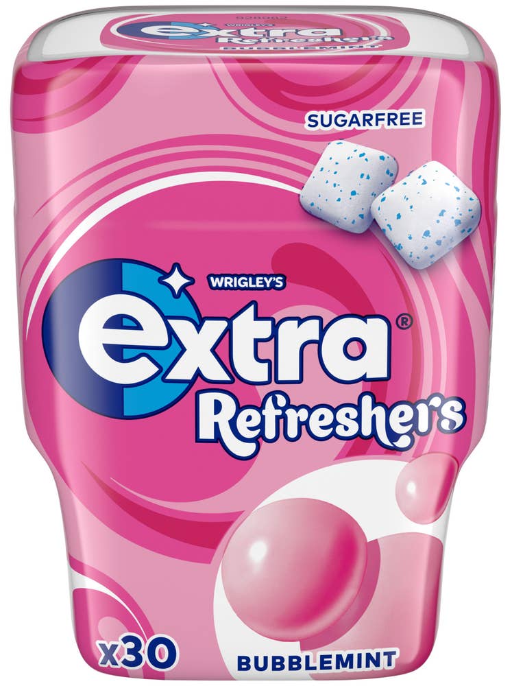 Extra Refreshers Bubblemint Sukkerfri 30 stk
