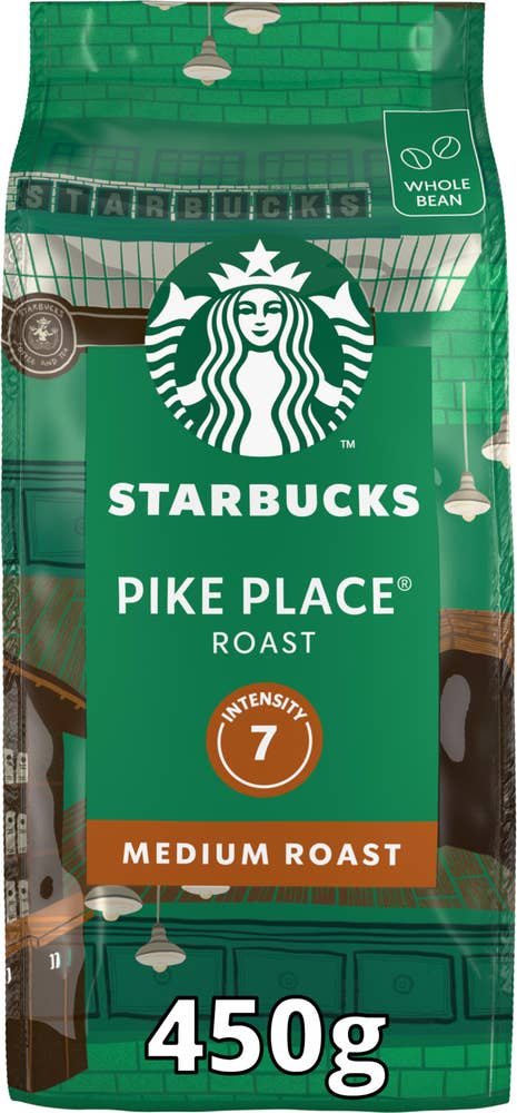 Starbucks Pike Place Roast Hele bønner, medium roast