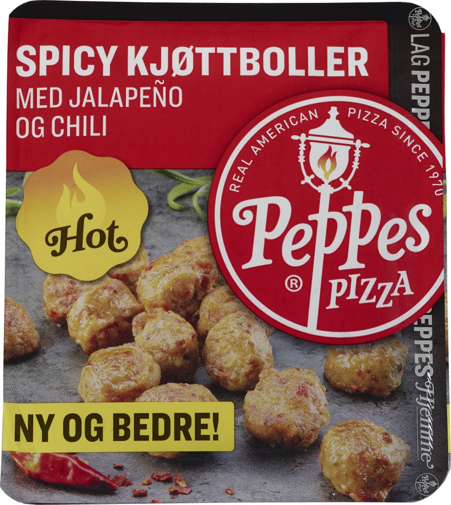 Peppes Pizza Spicy kjøttboller med jalapeño og chili