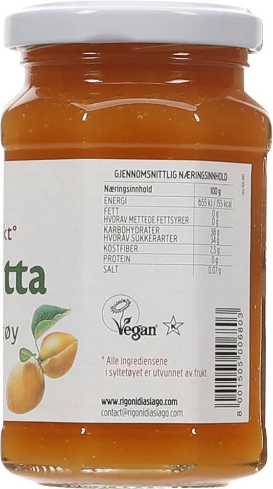 Rigoni di Asiago Økologisk aprikossyltetøy Fior di frutta