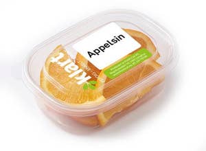 Klart Appelsin i båter